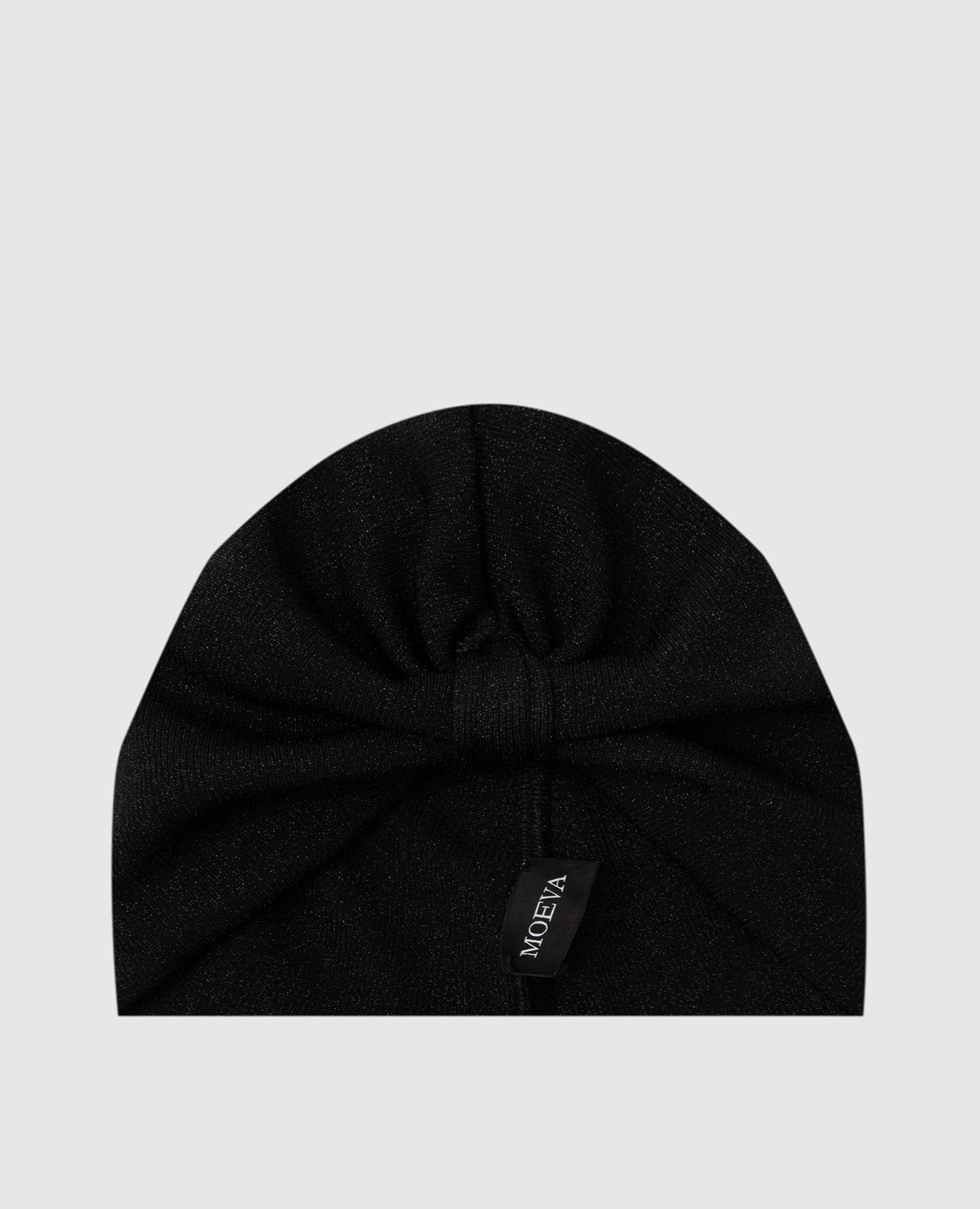 

Black turban Noo with lurex Moeva, Черный