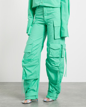The Attico Green Cargo Fern 231WCP95C052