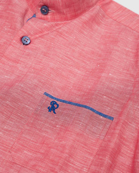 Stefano Ricci Children's red shirt YC003551L1675
