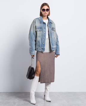 Maison Margiela MM6 Brown skirt S52ME0004S18282