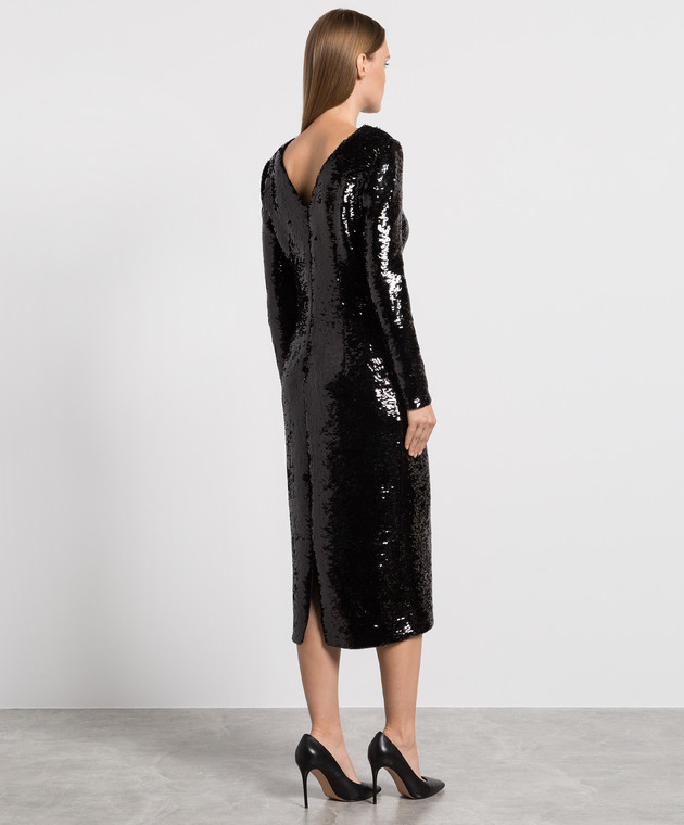 Max Mara - Black midi dress with sequins ARLEM - shop with European  delivery at Symbol