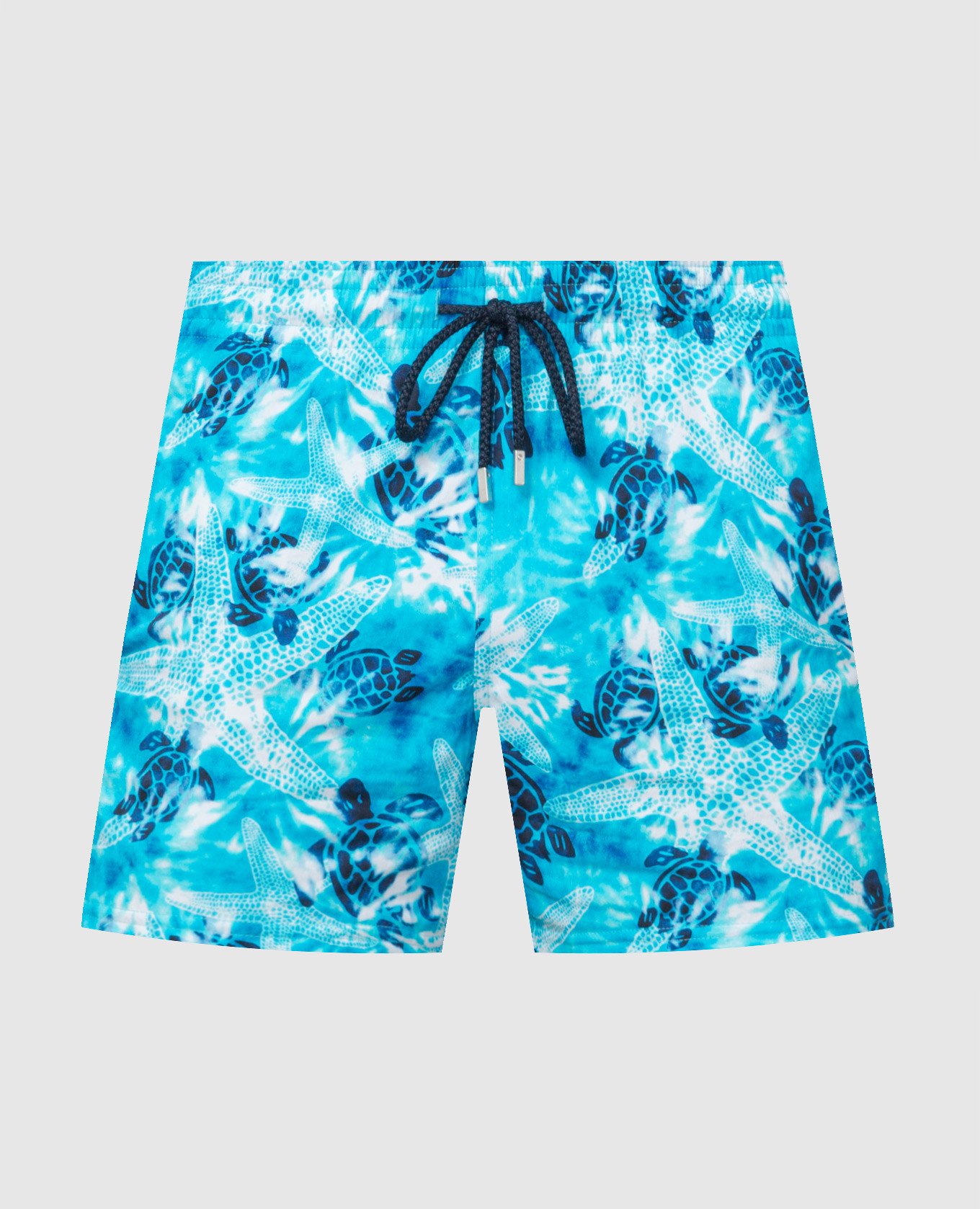 Moorise starlettes turtles tie dye swim shorts in blue vilebrequin