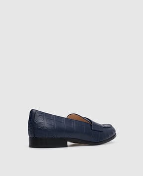 Rodo Blue leather loafers Coco Block S0645285