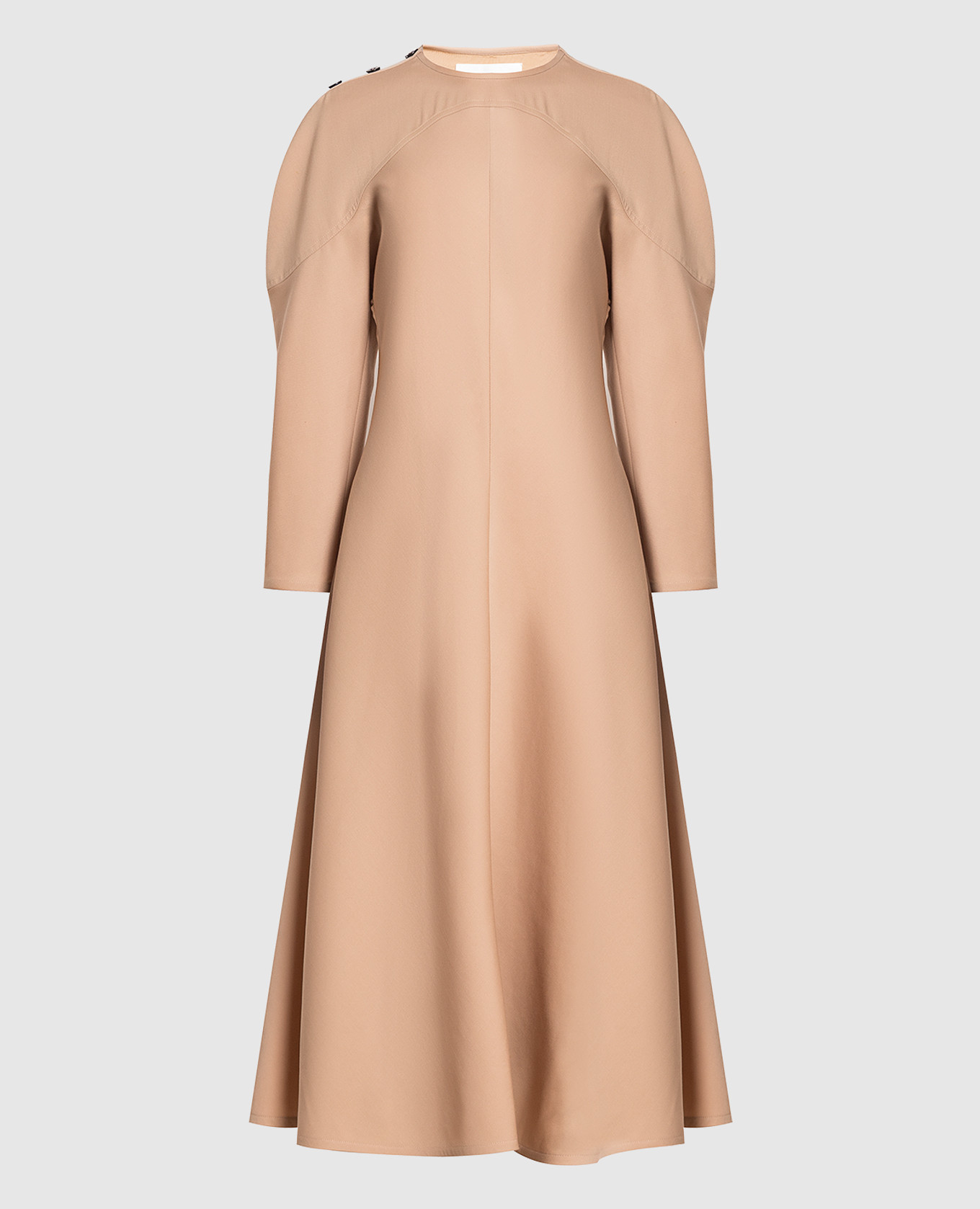 

Brown dress made of wool Jil Sander
