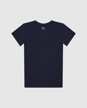 Story Loris Children's blue t-shirt with a logo 1721446