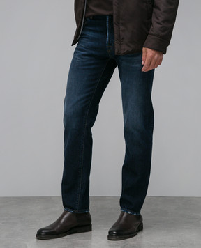 Tramarossa Blue jeans with a distressed effect 2074D526