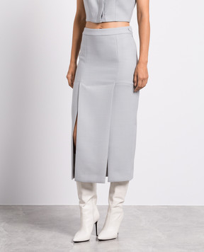 Materiel Gray midi skirt MPF23M17935SKCG