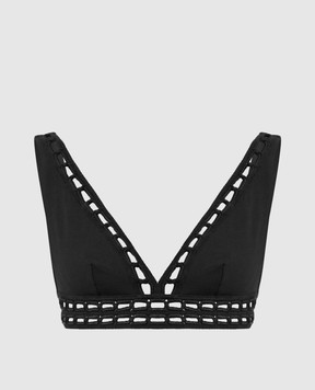 Ermanno Scervino Black bodice from a swimsuit D424Y352LYT