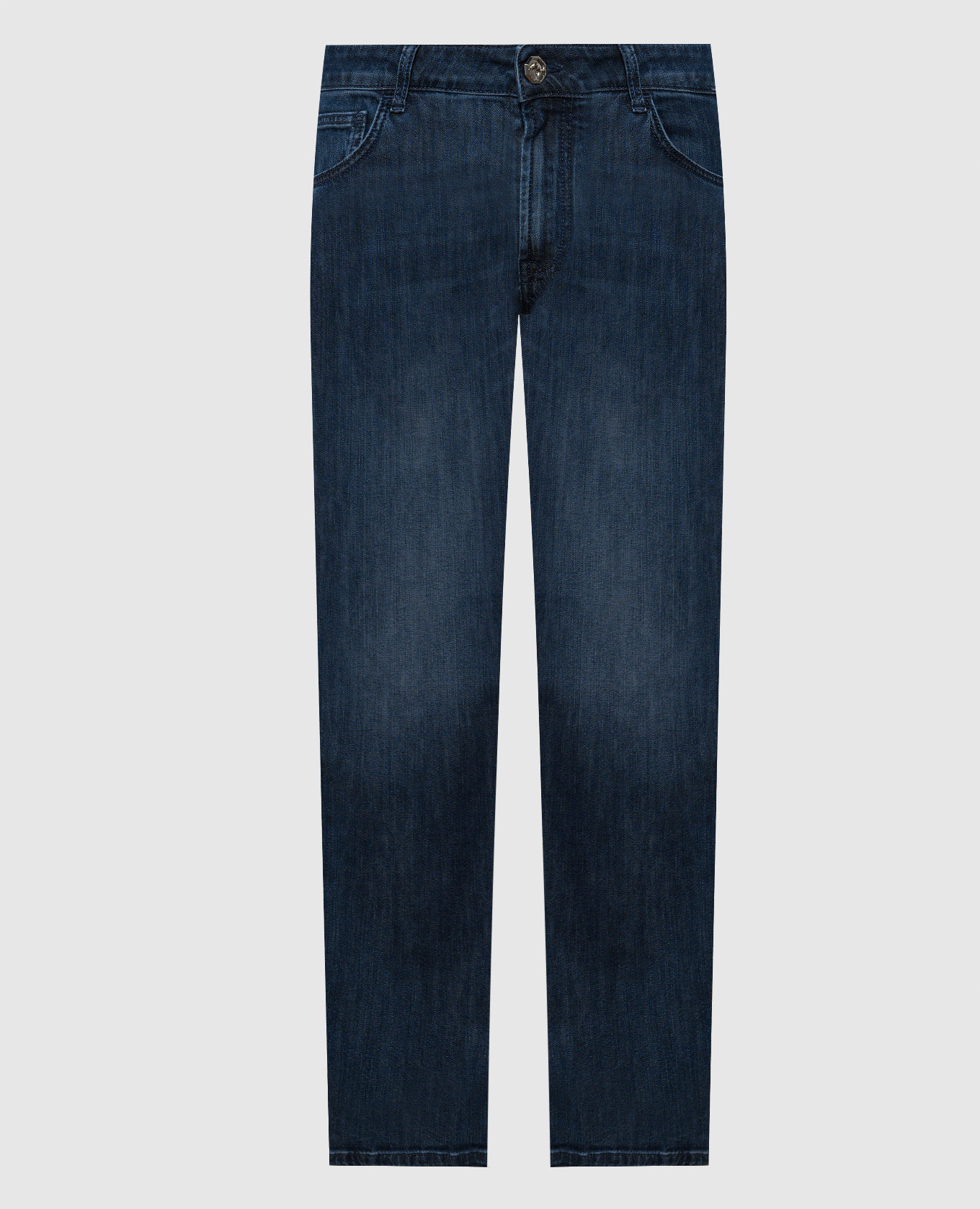 

Blue jeans with logo Stefano Ricci