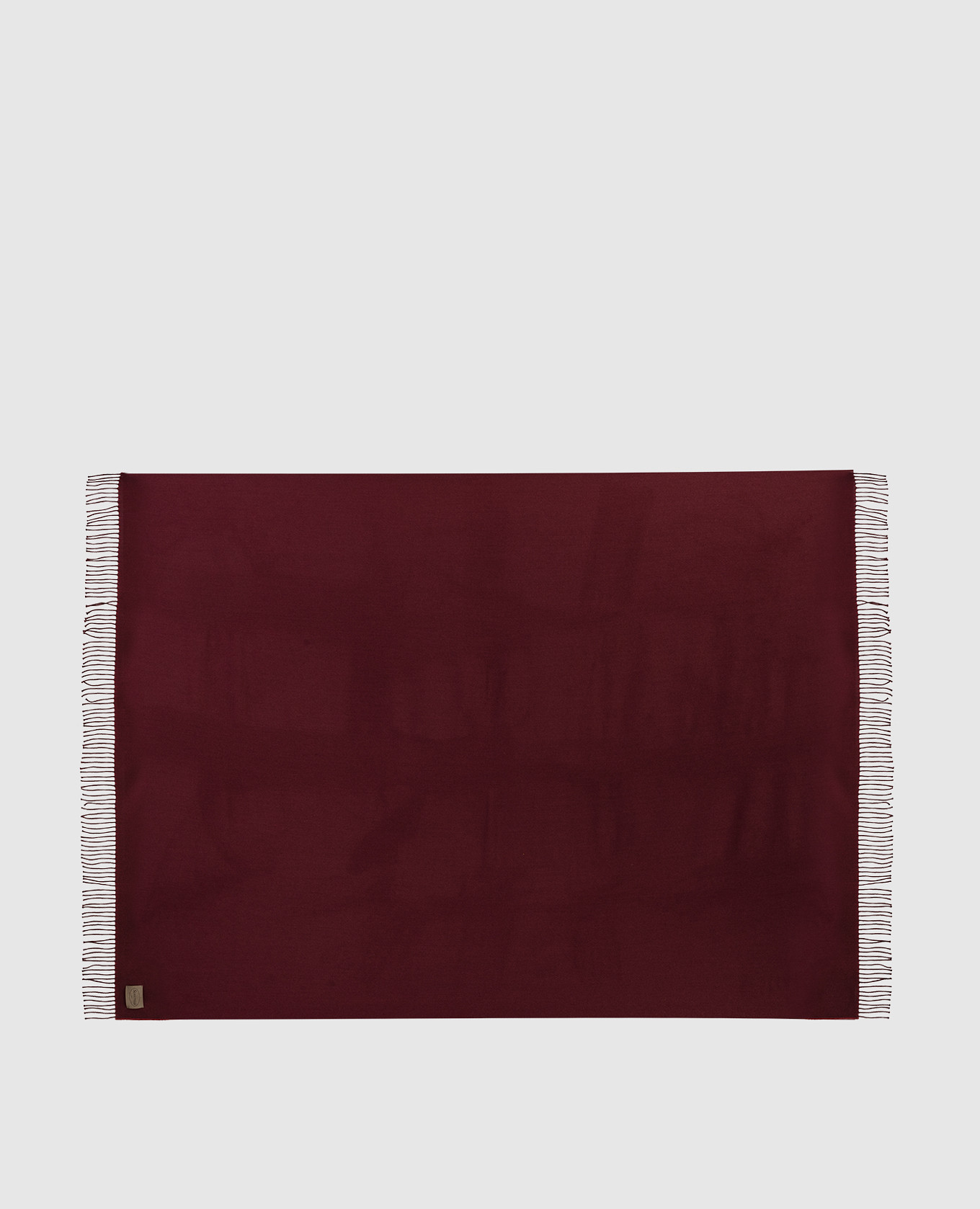 

Red Leida plaid made of wool, silk and cashmere Somma