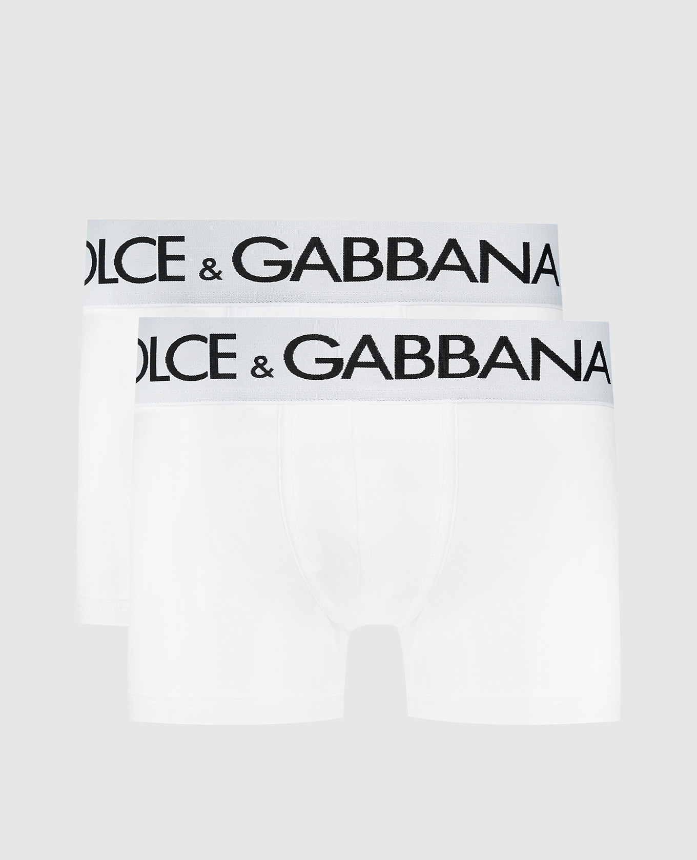 Set of white boxer briefs with logo Dolce&Gabbana