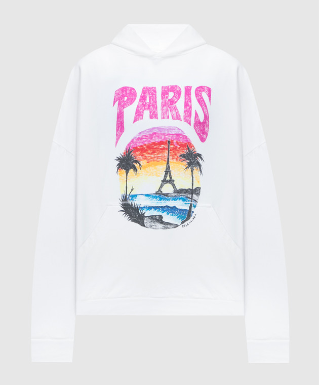 【関税込・国内発送】BALENCIAGA I Love Paris cotton hoodie Balenciaga I Love Paris faded cotton hoodie Balenciaga