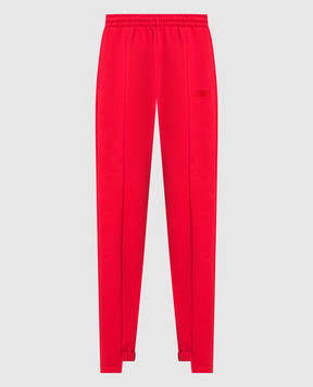 Vetements Red joggers with logo embroidery WA53SP500R