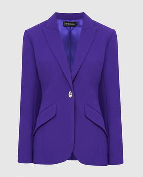 David Koma Purple wool jacket R22DK16J