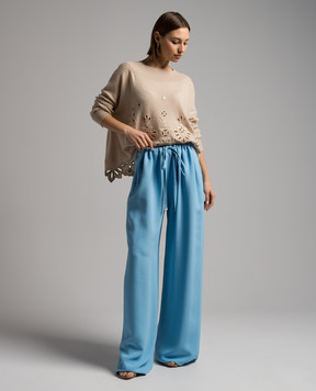 Ermanno Scervino Blue pants D446P328ILM