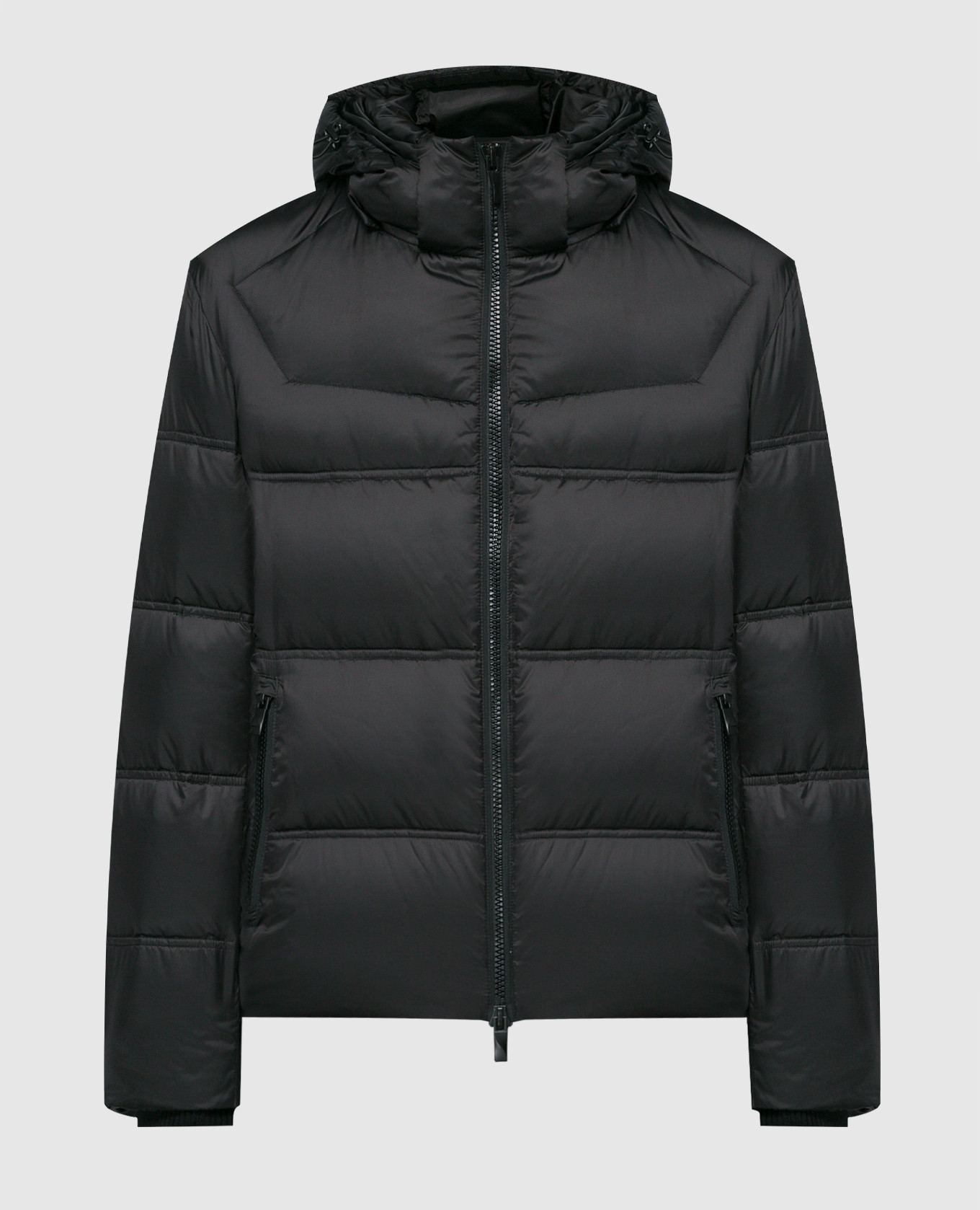 

Black down jacket with logo Be Florence, Черный