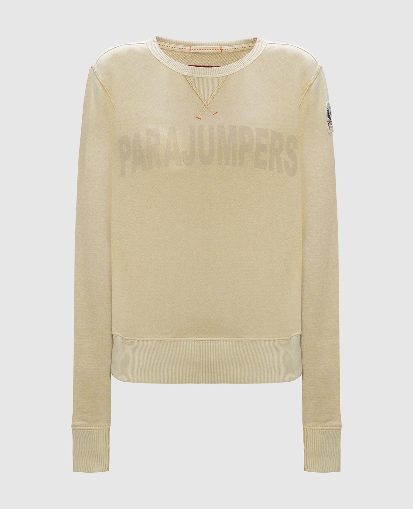 

Bianca beige logo sweatshirt Parajumpers