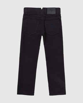 Stefano Ricci Children's dark blue trousers YFT9400020CT002A