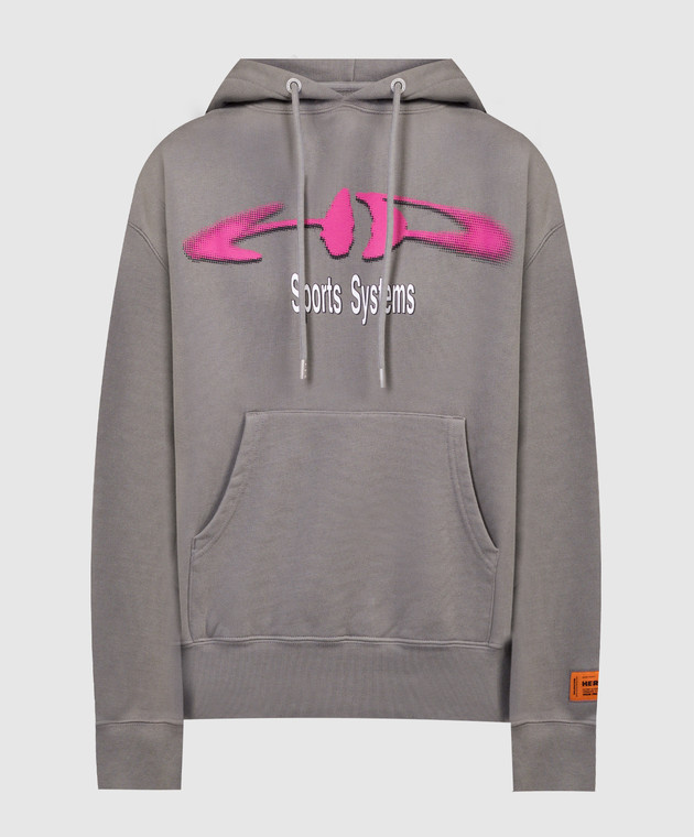 Heron preston grey hoodie online