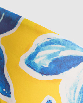 Vilebrequin Yellow panties from the Lamitie swimsuit in a print LMTH3H07